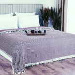 Покривало за спалня ЗИГЗАГ лила